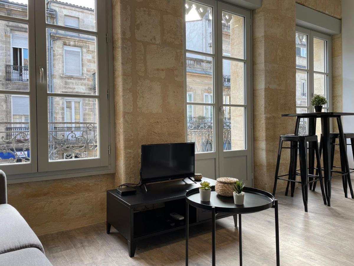 Magnifique Appartement Pour 2 Avec Climatisation Et Belle Pierre Bordelaise Бордо Экстерьер фото