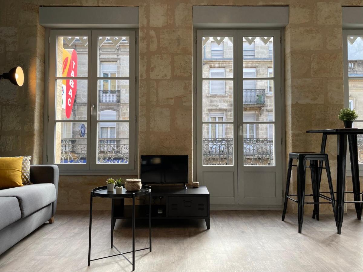 Magnifique Appartement Pour 2 Avec Climatisation Et Belle Pierre Bordelaise Бордо Экстерьер фото
