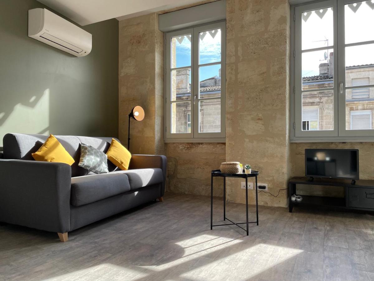 Magnifique Appartement Pour 2 Avec Climatisation Et Belle Pierre Bordelaise Бордо Экстерьер фото