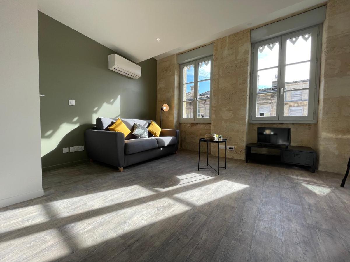 Magnifique Appartement Pour 2 Avec Climatisation Et Belle Pierre Bordelaise Бордо Экстерьер фото