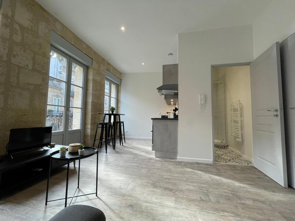 Magnifique Appartement Pour 2 Avec Climatisation Et Belle Pierre Bordelaise Бордо Экстерьер фото